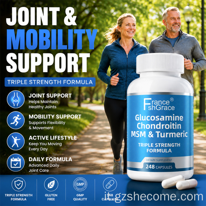 Supporto articolare in capsule di glucosamina e condroitina